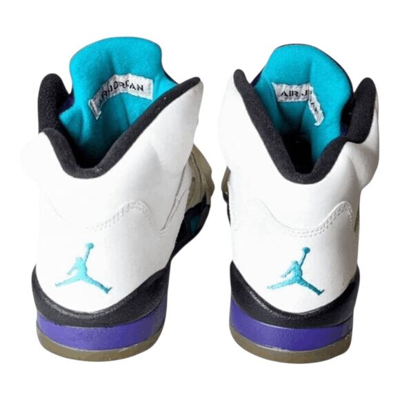 NIKE Air Jordan 5 Retro 'Grape' Sneakers Size 5.5Y/W7 - Picture 5 of 9
